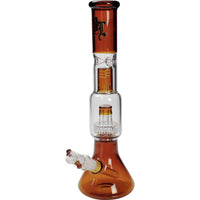 BL Glass Bong Multi-Level-Bong Percolator Ice Amber