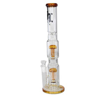 BL Ice Bong 2x 10-Arm Tree Percolator amber