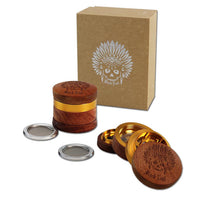 BL Red Indian Al. Wooden Grinder 4-part
