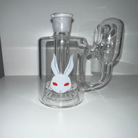 Kani-design lisävesisäiliö showerhead 14,5mm, kirkasta lasia, tehokkaampaan suodatukseen - Kaninkolo