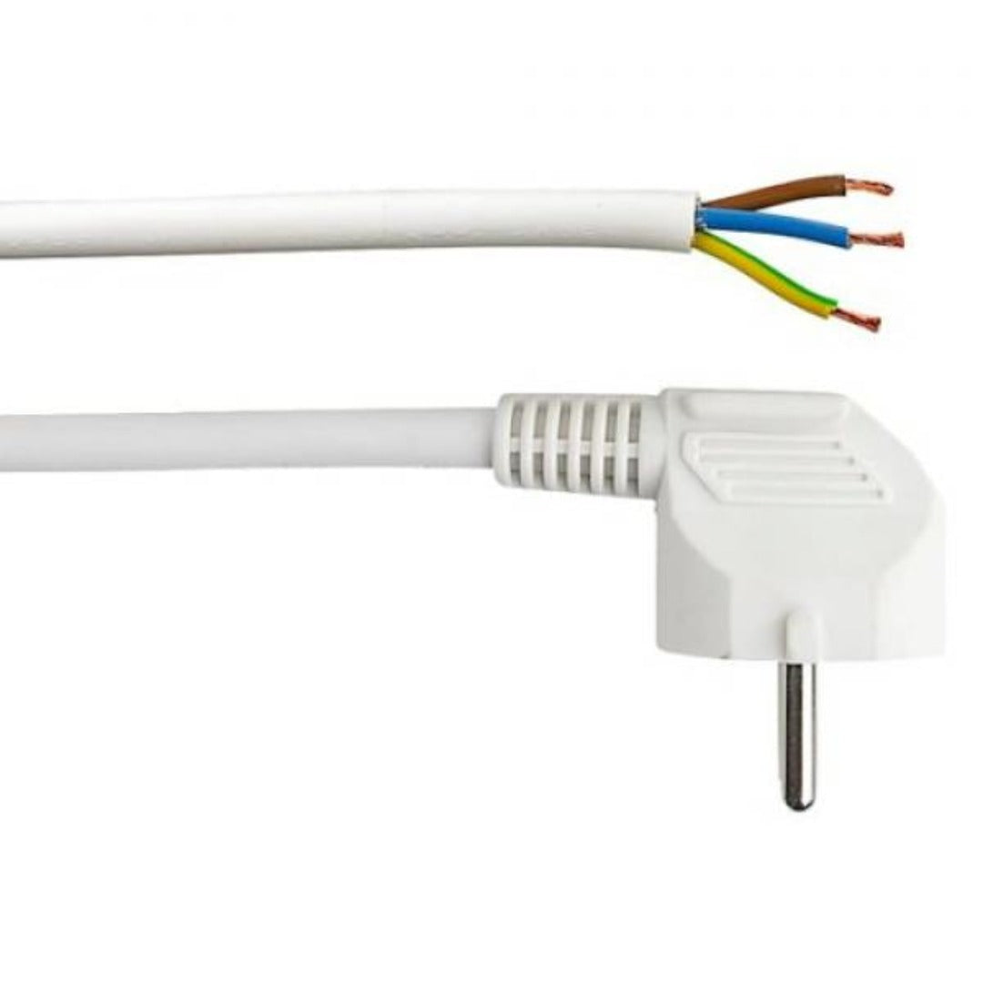 Musta 1,5 metrin virtajohto, jossa on Schuko-pistoke ja IEC C13 -liitin. Kaapeli on kierretty rullalle, korostuu tuotteen siisteys ja valmius käyttöön.