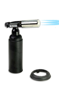 Black Leaf Torch Electronic Lighter Black