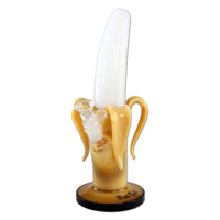 Black Leaf Banane Glass Bong
