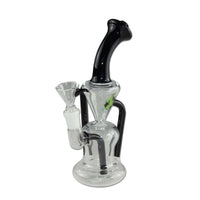 Black Leaf Recycle Bubbler Black