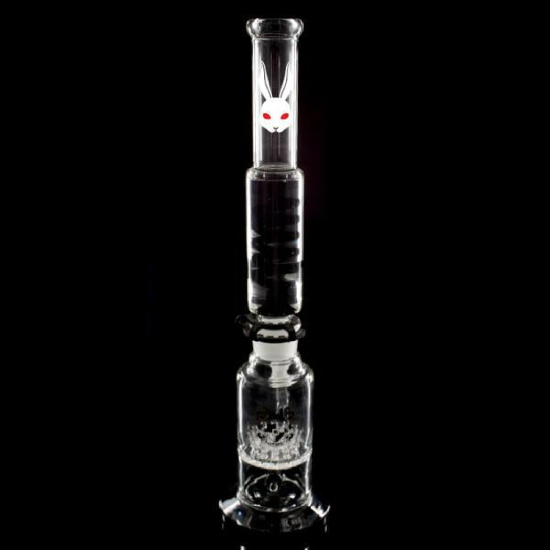 Kani Sprinkler Freezy Coil 46cm lasibong, kaniteema, tehokas jäähdytysspiraali ja sprinkler-perkolaattori - Kaninkolo