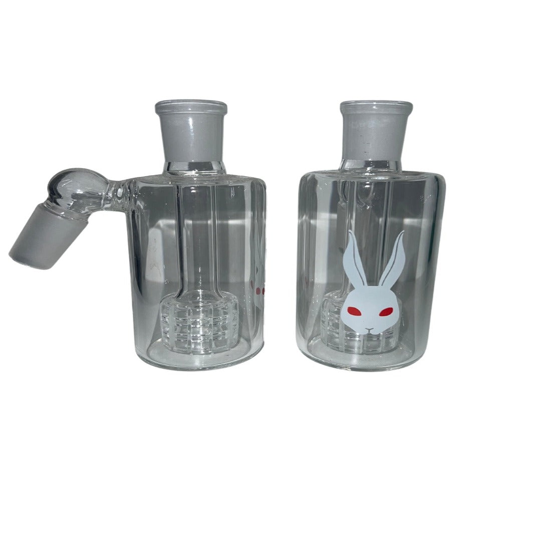 Kani-aiheinen lasinen lisävesisäiliö percolator 18,8 mm, 45 asteen kulma - Kaninkolo