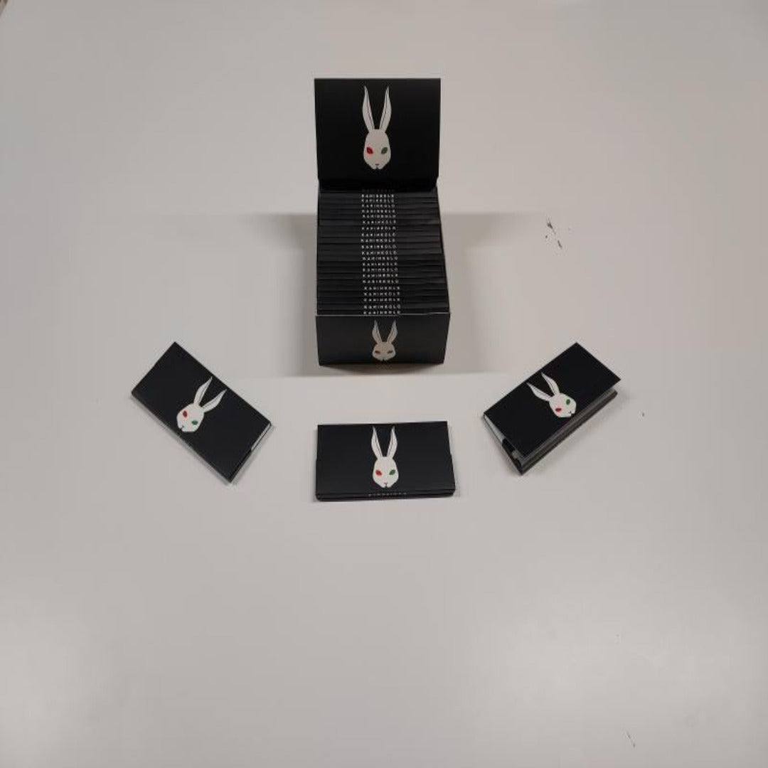 Kani Kingsize valkoiset rullapaperit ja tipit, ohutta paperia ja pahvia rullaukseen. - Kaninkolo