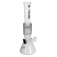 BLAZE Ice Bong Ice vs. Fire Drum Percolator White