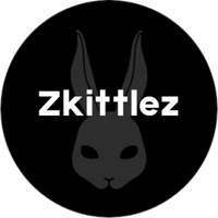 Kuva Zkittlez feminisoidun kannan runsaasta ja värikkäästä kukasta, josta erottuvat makeat terpeenit ja kiteet - Kaninkolo.