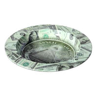 Black Leaf Metal Ash Tray DOLLAR