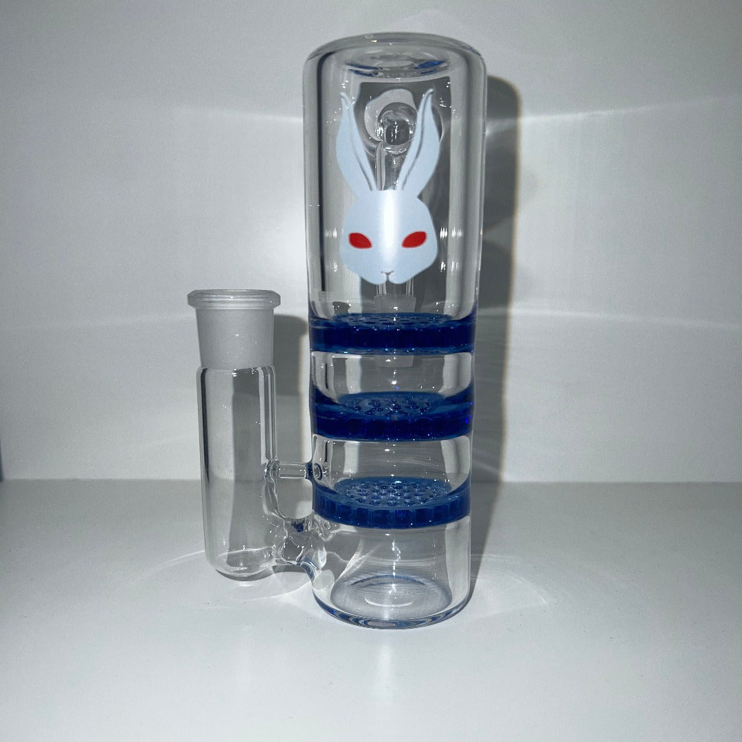 Kani Lisävesisäiliö: kirkas lasinen 14,4mm lisäosa Triple Honeycomb -suodatuksella vesipiipulle. - Kaninkolo