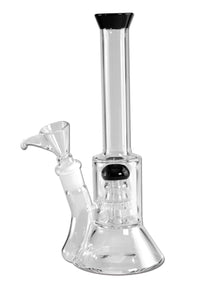 Kompakti 20.5cm lasibongi, jossa on läpinäkyvä drum-perkolaattori, vakaa jalusta ja 14.5mm liitoskoko. Valmistettu kirkkaasta borosilikaattilasista.