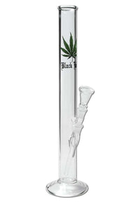 Black Leaf Glass Bong LEAF