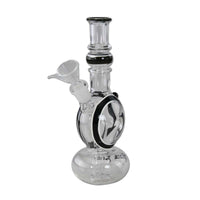 Black Leaf SCULPY Glass Bong Black