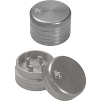 BL Aluminium Grinder Mini 2-part silver