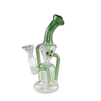 Black Leaf Recycle Bubbler Green