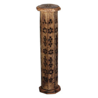 Mango Wood Incense Holder oktagoni