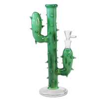 Black Leaf Cactus Bong green