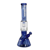 BLAZE Ice Bong Ice vs. Fire Drum Percolator Blue