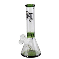 Black Leaf Flask Bong Green