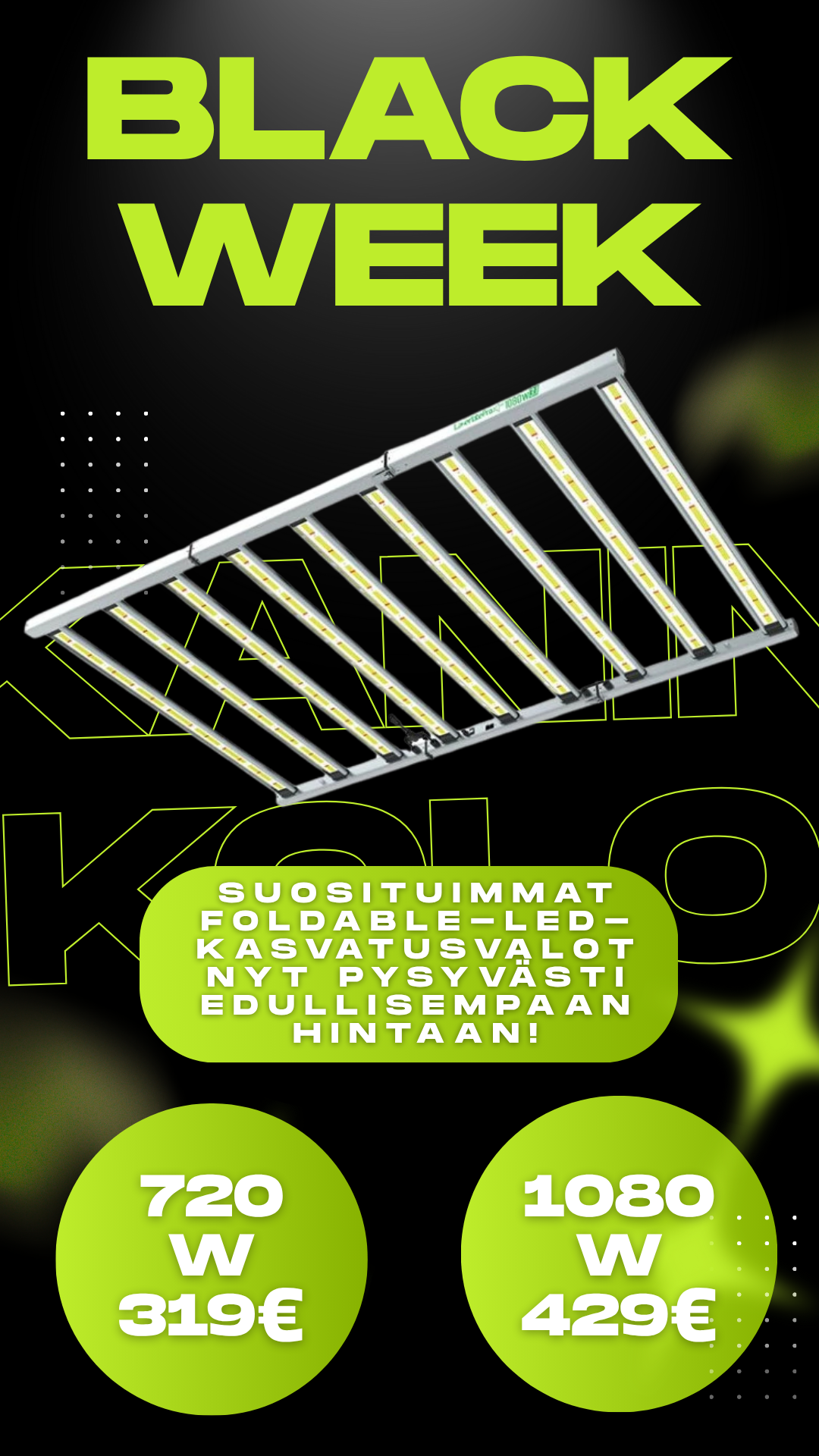 LED kasvivalo – Kaninkolo