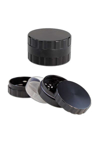 Aluminium Grinder 3 - part black - Kaninkolo - Grinderit