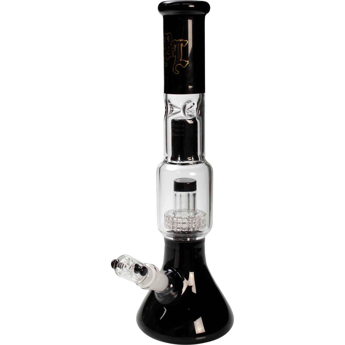 BL Glass Bong Multi - Level - Bong Percolator Black - Kaninkolo - Bongit