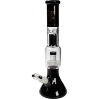 BL Glass Bong Multi - Level - Bong Percolator Black - Kaninkolo - Bongit