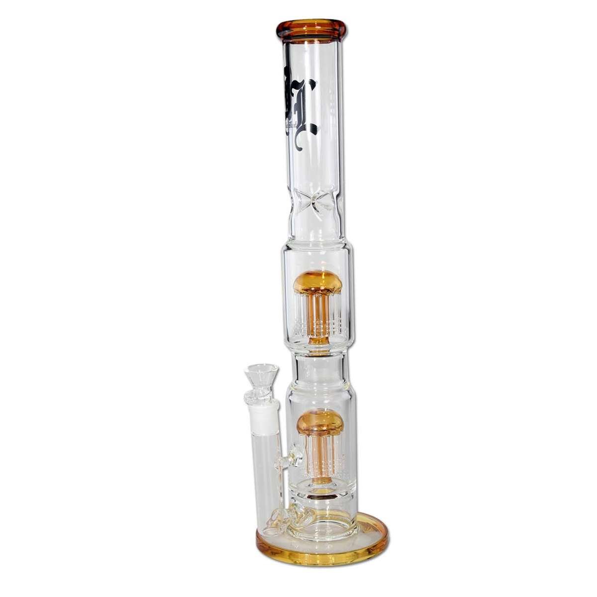 BL Ice Bong 2x 10 - Arm Tree Percolator amber - Kaninkolo - Bongit