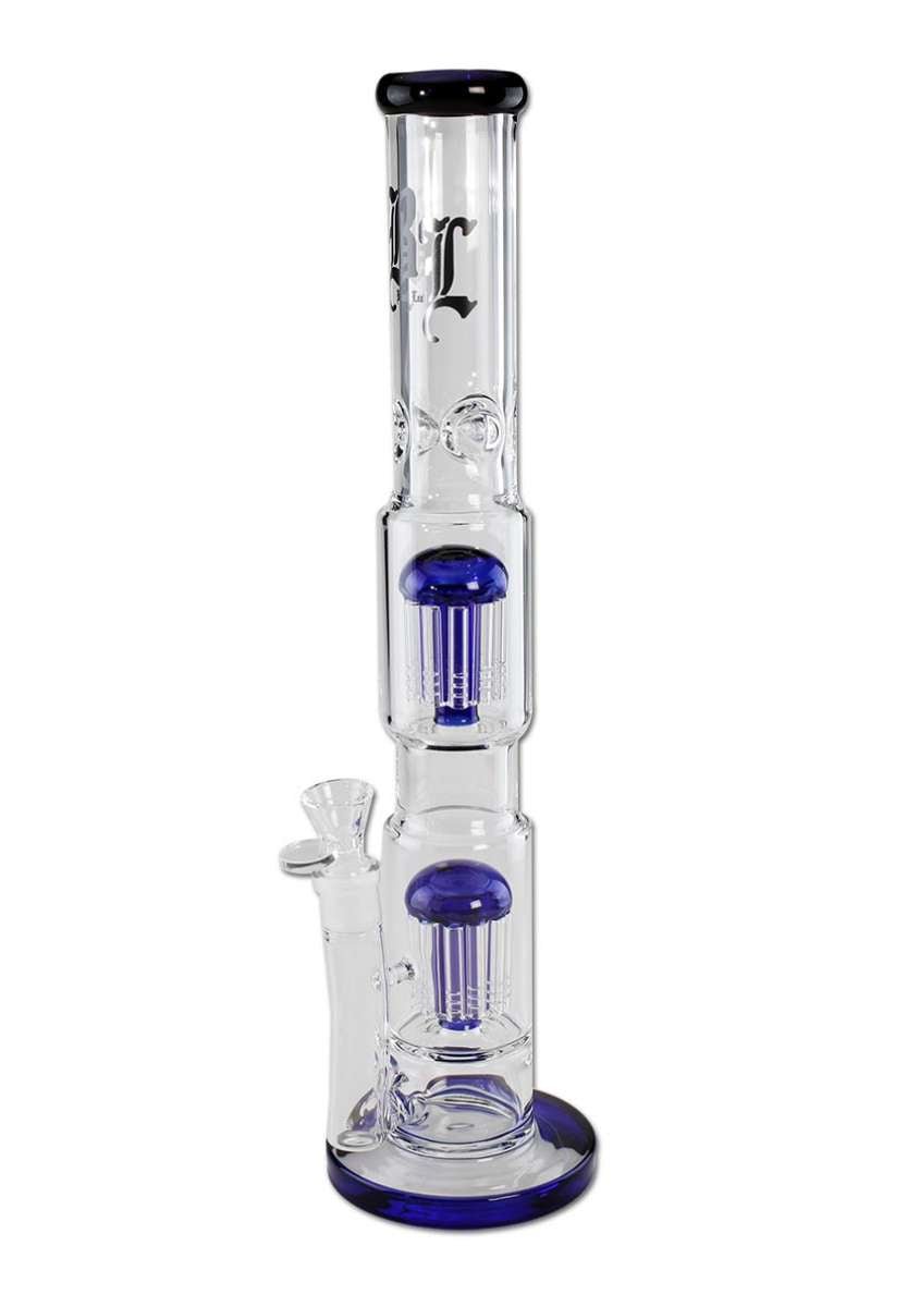 BL Ice Bong 2x 10 - Arm Tree Percolator blue - Kaninkolo - Bongit