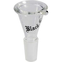 Lähikuva BL Pesäkuppi 14,5mm (SG14) -lasipesästä, jossa on kirkasta, kestävää borosilikaattilasia ja pieni, integroitu kahva helppoa käsittelyä varten.