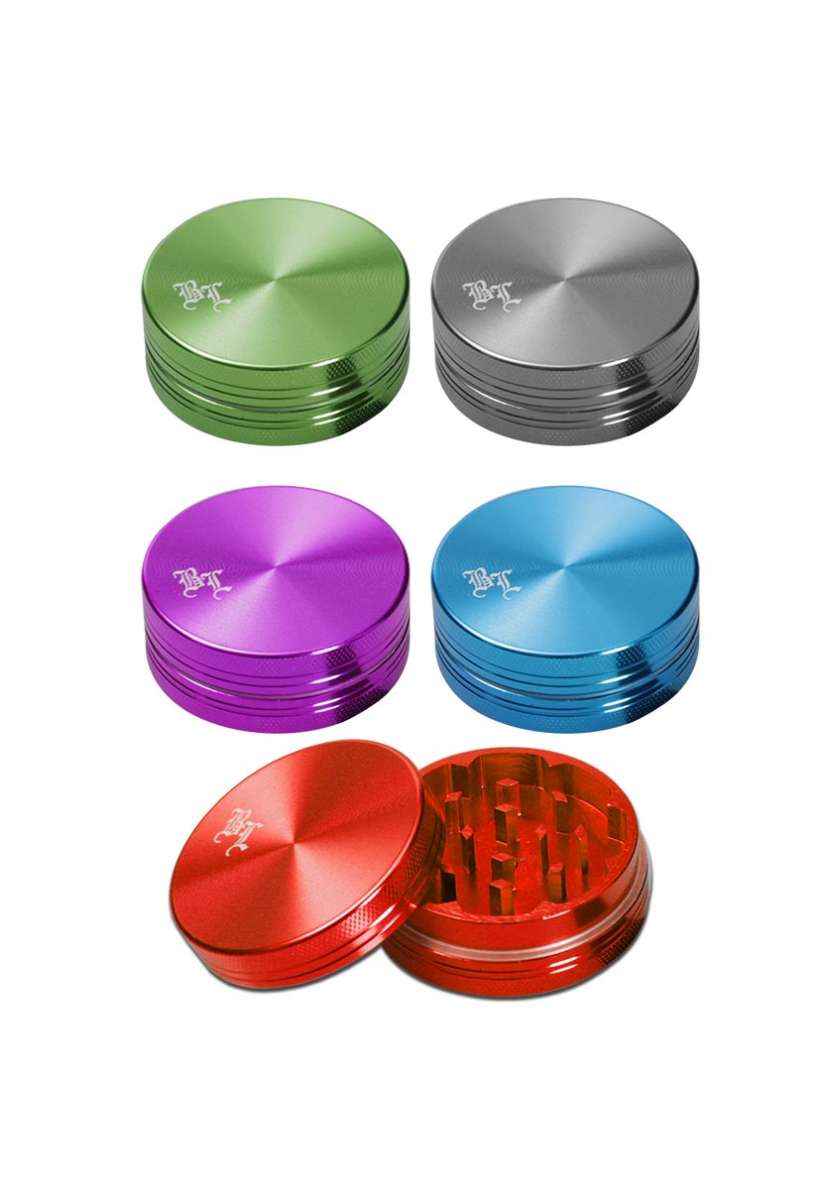 Black Leaf Aluminium Grinder 2 - part - Kaninkolo - Grinderit