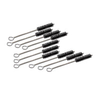 Lähikuva Brush Natural Bristle 13,5cm luonnonharjaksisesta puhdistusharjasta, vaalea puuvarsi ja pehmeät, tiheät harjakset.