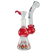 Black Leaf Drops Glass Pipe Hole Diffuser - Kaninkolo - Bongit