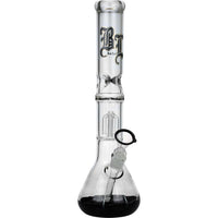 Black Leaf Glass Icebong 4 – arm Percolator 40cm - Kaninkolo - Suomalainen CBD - kauppa - Bongit