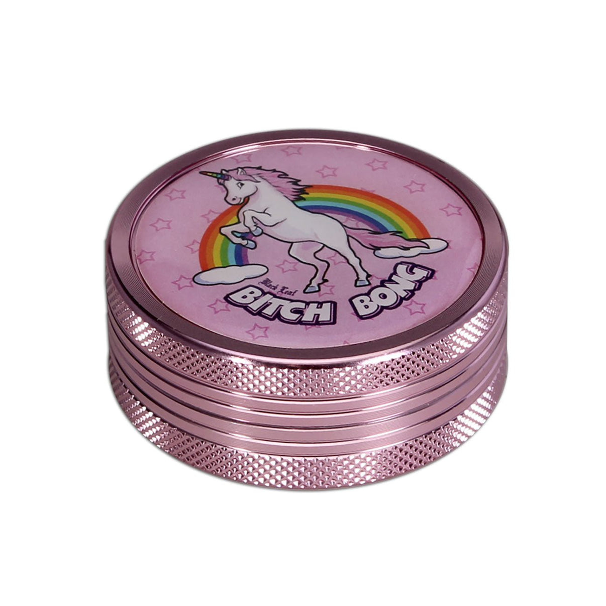 'Black Leaf' Grinder 2 - part 'Bitch Bong' pink - Kaninkolo - Grinderit