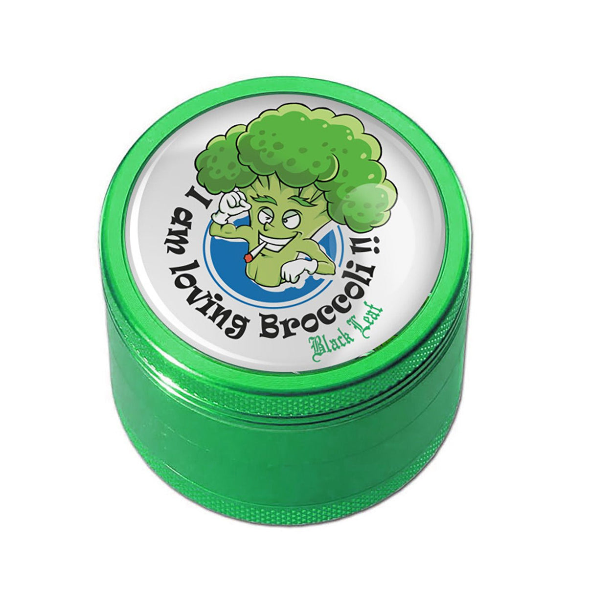 Black Leaf Grinder BROCCOLI 4 - part green - Kaninkolo - Grinderit