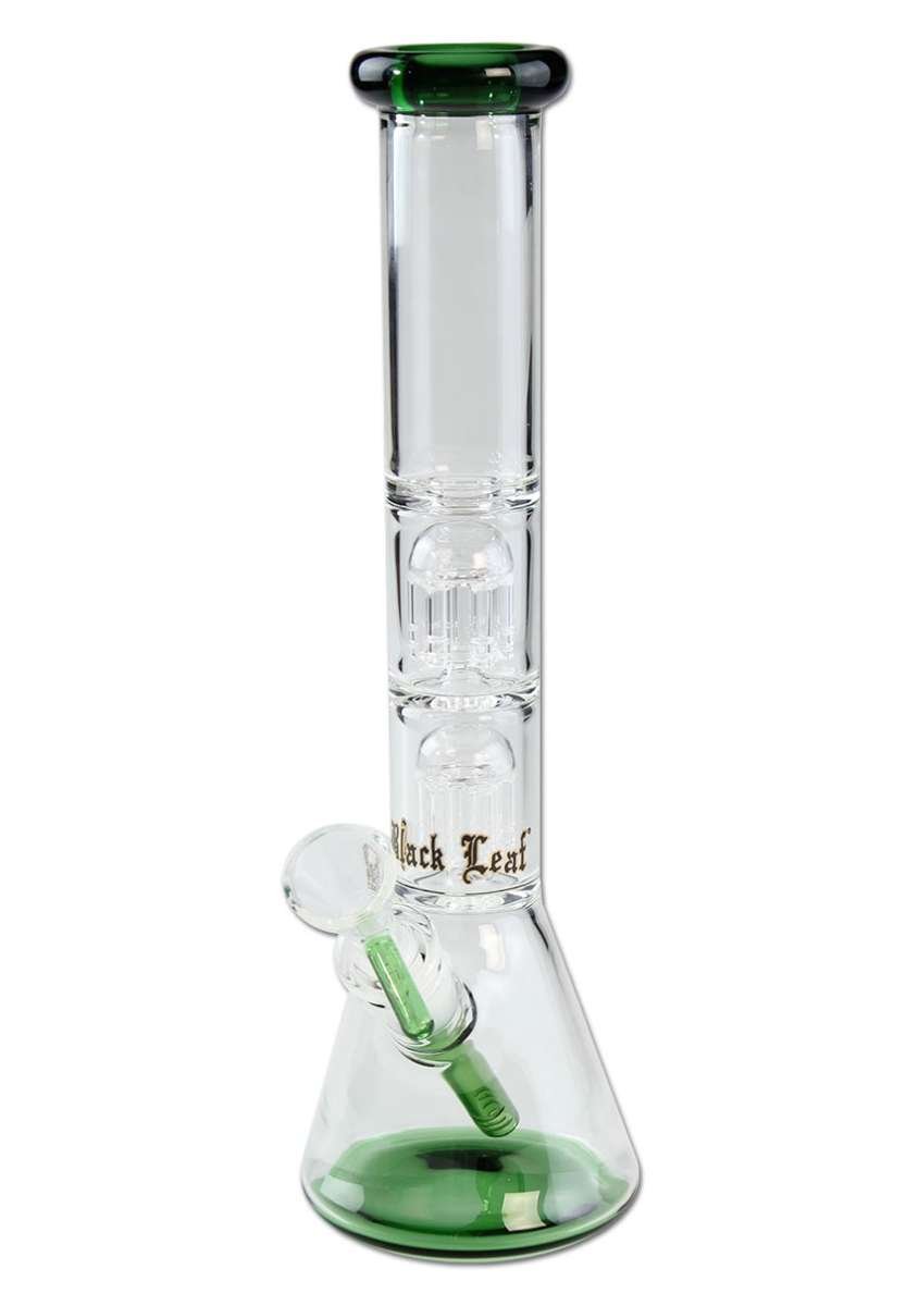 Black Leaf Ice Bong 2x 6 - Arm Tree Percolator - Kaninkolo - Bongit