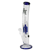 Black Leaf Ice Bong with Percolator Blue - Kaninkolo - Bongit