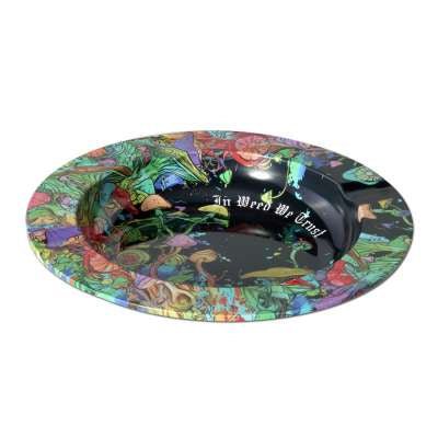 Black Leaf Metal Ash Tray MUSHROOMS - Kaninkolo - Tuhkakupit