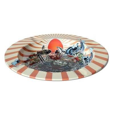 Black Leaf Metal Ash Tray RONIN+GEISHA - Kaninkolo - Tuhkakupit