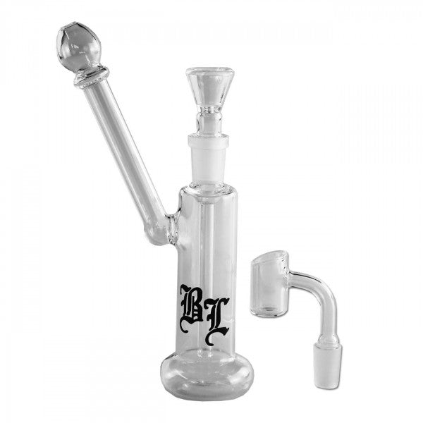 Black Leaf Mini Bong incl. Banger - Kaninkolo - 