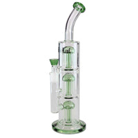 Black Leaf Percolator Bong 3x 8 - Arm Tree Perco Green - Kaninkolo - Bongit
