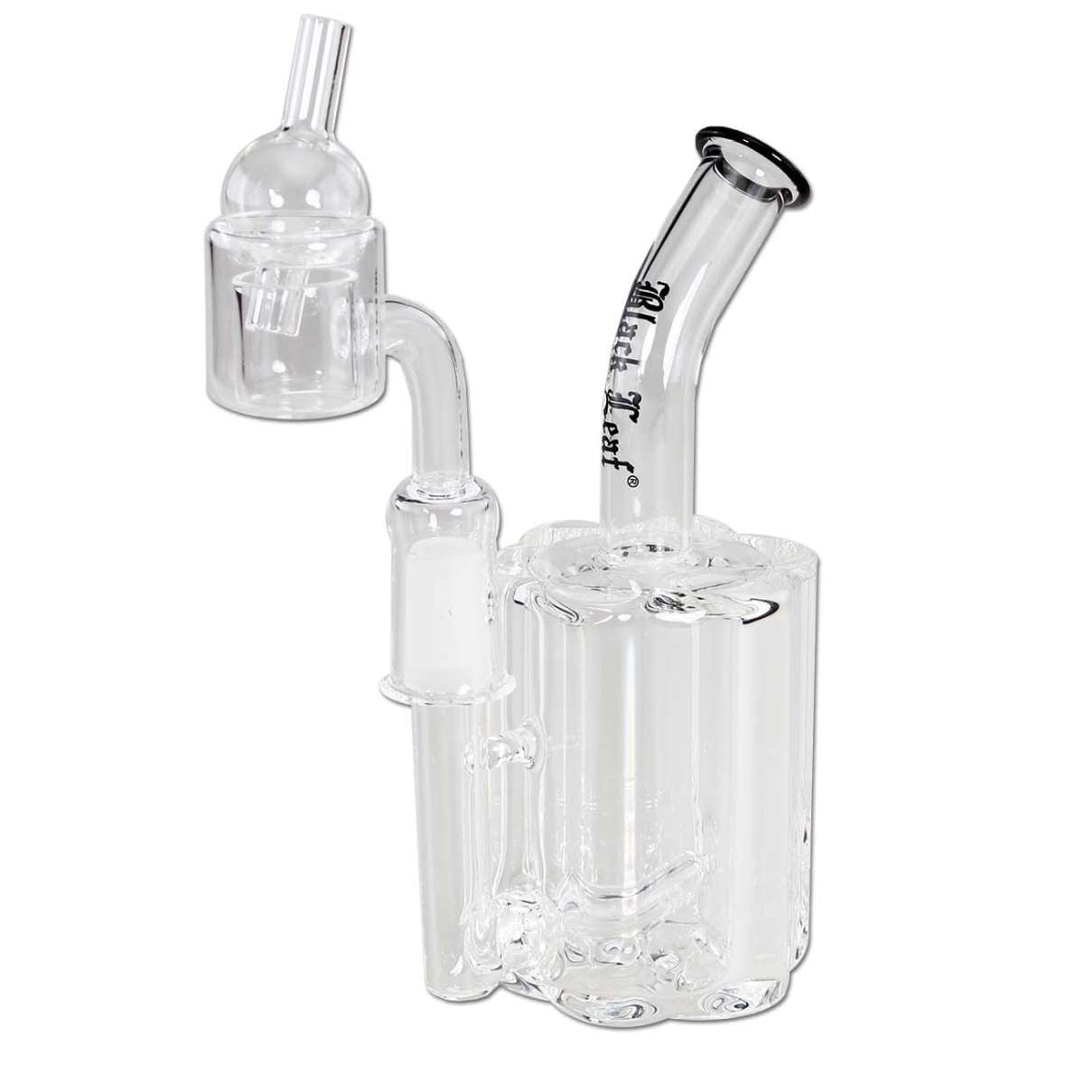 Black Leaf Revolver Cylinder Oil Bong - Kaninkolo - Bongit