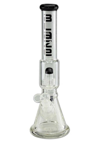 BLAZE GLASS Ice Bong Drum Percolator black - Kaninkolo - Bongit