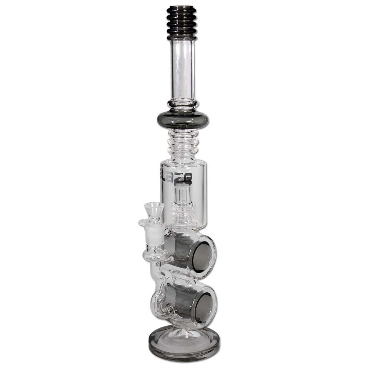 Blaze Glass Rachenkracher Bong with Drum Perco - Kaninkolo - Bongit