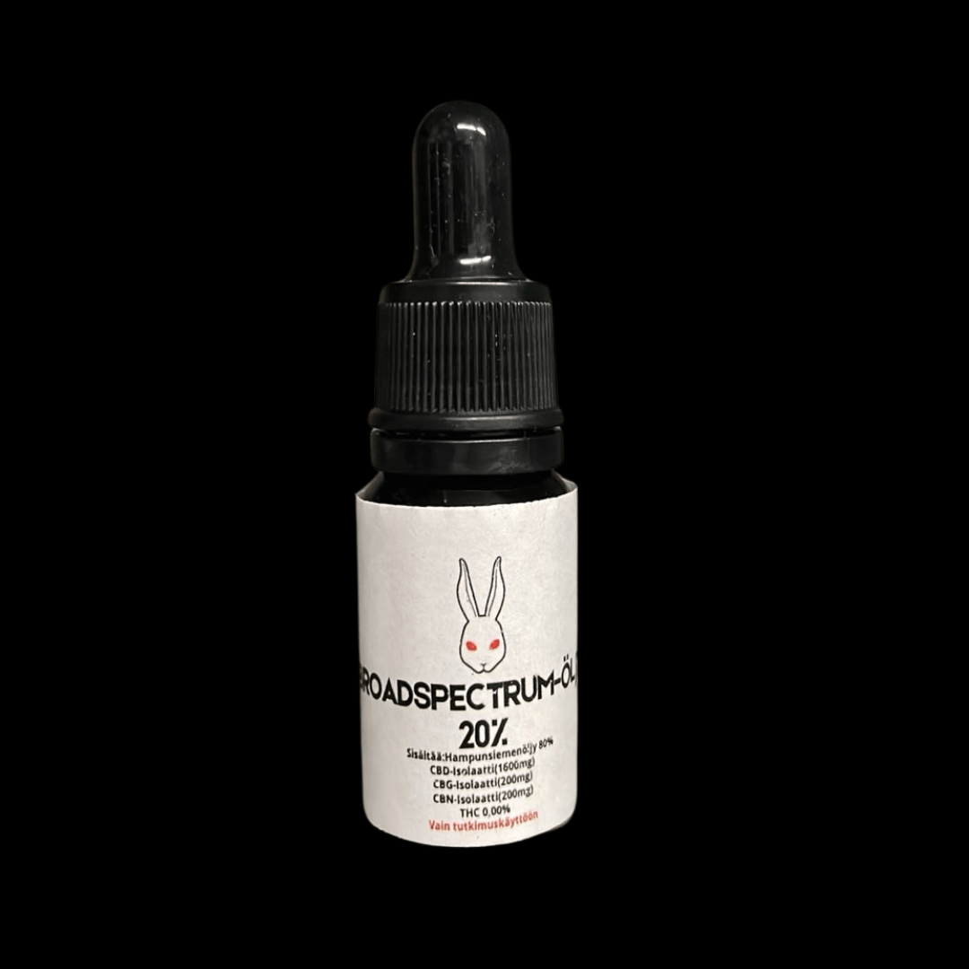 CBD - Öljy 20% Broadspectrum - Kaninkolo - Öljyt