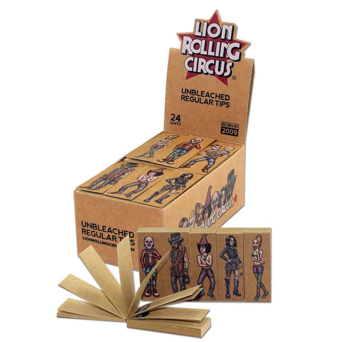 LION ROLLING CIRCUS Regular Tips - Kaninkolo - Paperit ja tipit
