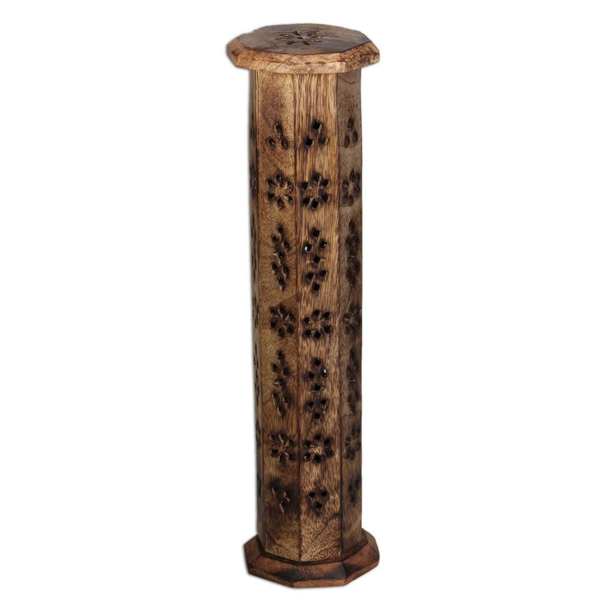 Mango Wood Incense Holder oktagoni - Kaninkolo - Suitsukkeet ja suitsukepidikkeet
