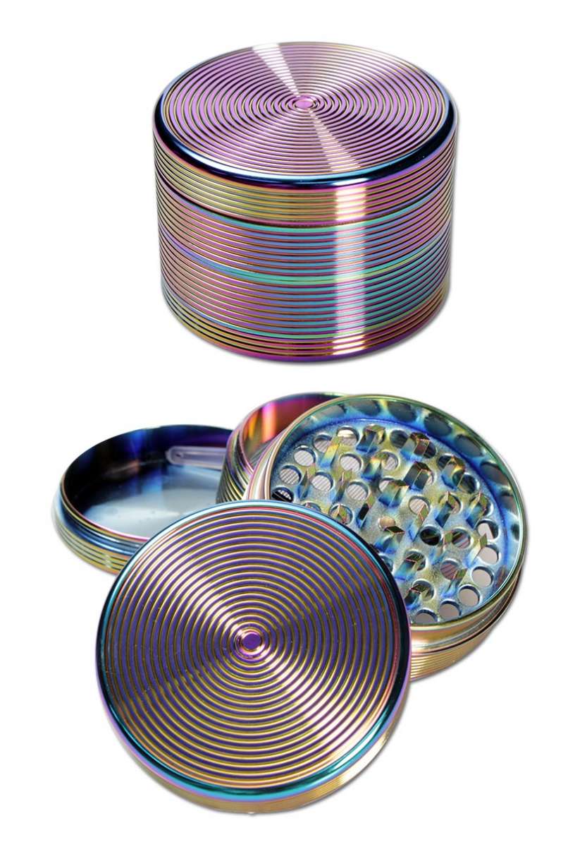 Metal Grinder "Oil Circle" 4 - part - Kaninkolo - Grinderit